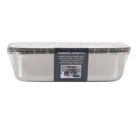 Quttin | Fiambrera Hermética Rectangular 600ml para Conservación de Alimentos - Fiambrera Hermética Cierre Seguro