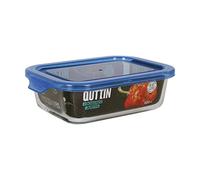 Quttin Fiambrera Rectangular Azul 17,5 x 13 x 5,5 cm 600 ml
