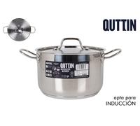 Quttin Olla con Tapa Acer Ind. 22cm 5L