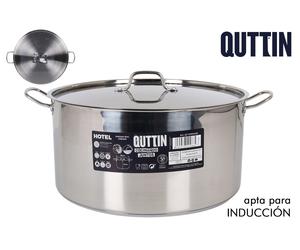 Quttin Olla +Tap Acer de Acero Inoxidable 38cm 21.5L