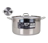QUTTIN - OLLA + TAPA ACERO IND 34CM/0,8MM/16L HOTEL | Amystyle