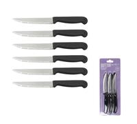 Quttin Set de 6 cuchillos para bistec 189697 Sierra 11 cm Basic
