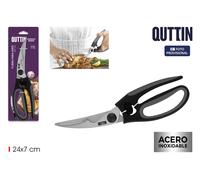 Quttin Tijeras para Aves Acero-Plast 24x7cm