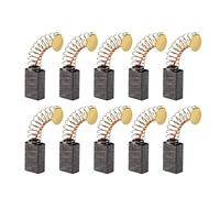 Quystetes 5 Pares de Cepillos de Carbono para Motor 13 Mm X 8 Mm X 5 Mm Piezas de Repuesto de Herramientas EléCtricas Universales para Amoladora Angular Lijadora Orbital