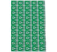Quystetes 50 Piezas SOT23 SOT23-3 Gira SIP3 Doble Cara SMD Gira Dip SIP3 Adaptador Placa Convertidora SOT SIP IC Enchufe PCB Tablero DIY Kit