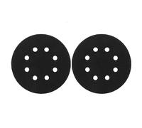Quystetes Almohadilla de Interfaz de Esponja Suave de 8 Orificios (125 Mm) de 2 Piezas para Almohadillas de Lijado y Discos de Lijado de Gancho y Bucle para Pulido de Superficies Irregulares