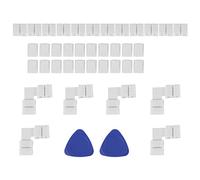 Quystetes Conectores de Tira de Luz LED Conectores de Luces LED RGB de 4, Conectores Sin Espacios, Conectores en Forma de L para Tira de LED SMD 5050