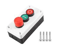 Quystetes Momentaneo Interruptor NC de Parada de Emergencia NO Rojo Verde Estacion 600V 10A