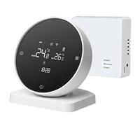 Quystetes Termostato WiFi InaláMbrico para CalefaccióN de Caldera de Gas Termostato WiFi Tuya Compatible con Control de AplicacióN de Voz Funciona
