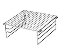 Quzenn Parrilla Plegable Rejilla Parrilla para Acampar Parrilla Plegable Mini Parrilla para Exteriores Rejilla de Acero Inoxidable para Picnic Senderismo Camping BBQ