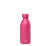 Qwetch - Botella isotérmica 500ml Magenta - ICON - Botella de diseño compacto y elegante de acero inoxidable reciclado - 24h frío y 12h calor - Estanca