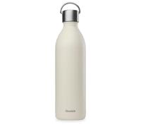 Qwetch - Botella Isotérmica Active Inox 1L Arena Active| Botella Agua Acero Inoxidable con Asa - 24h Frío / 12h Caliente - Reutilizable, Hermética y sin BPA