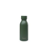 Qwetch - Botella isotérmica de 350 ml, color caqui - ICON - Botella ultra compacta y elegante de acero inoxidable reciclado, 24 horas frías/12 horas calientes - Impermeable y nómada