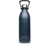 Qwetch - Botella isotérmica TITAN ROC 2L Blue Navy - Ultra resistente con revestimiento antiarañazos - 48 h frío/16 h caliente - Resistente al agua, lavable en lavavajillas - Botella de acero