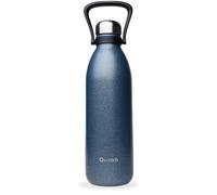 Qwetch - Botella isotérmica TITAN ROC de 1,5 L, azul marino - Ultra resistente con revestimiento antiarañazos - 48 h frío/16 h caliente - impermeable, lavable en lavavajillas - Botella de acero