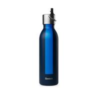 QWETCH - Botella Térmica Active Inox 600ml con Tapón Deportivo Sport Azul | Botella Agua Acero Inoxidable - 24h Frío / 12h Caliente - Reutilizable, Compacta, Hermética y sin BPA
