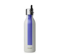 QWETCH - Botella Térmica Active Inox 600ml con Tapón Deportivo Sport Gris | Botella Agua Acero Inoxidable - 24h Frío / 12h Caliente - Reutilizable, Compacta, Hermética y sin BPA