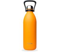 Qwetch – Botella térmica 1,5 L Inox – 48h frío, 16h caliente, hermética, sin BPA – Naranja Titan