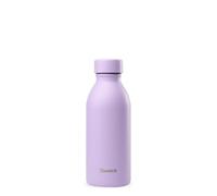 Qwetch - Botella termoaislante de 500 ml lavanda - ICON - Construcción compacta y elegante de acero inoxidable reciclado - 24 horas de frío y 12 horas de calor - Resistente al agua