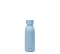 Qwetch ICON - Botella isotérmica de 350 ml, color pastel azul, ultracompacta y elegante, de acero inoxidable reciclado, 24 horas frío/12 horas caliente, impermeable y nómada