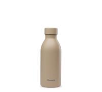 Qwetch ICON - Botella isotérmica de 500 ml de lino, diseño compacto y elegante de acero inoxidable reciclado, 24 horas frías y 12 horas cálidas, impermeable