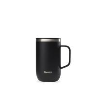 Qwetch Mug Isotherme Inox - Vaso Negro 470 ml
