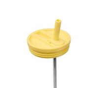 QWETCH - Tapón impermeable con pajita abatible, compatible con Travel Cup con tapa hermética para Tumbler isotérmica - Accesorio para botella de acero inoxidable - Antifugas e hidratación fácil
