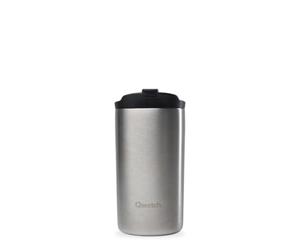 QWETCH -Travel Mug 350ml - Termo Café & Té en Acero Inoxidable - 6h Caliente & 12h Frío - Sin BPA, Hermética, Taza Térmica de Viaje Compacto