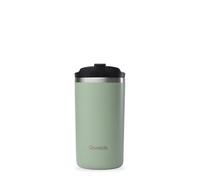 QWETCH -Travel Mug 350ml Verde Lima - Termo Café & Té en Acero Inoxidable - 6h Caliente & 12h Frío - Sin BPA, Hermética, Taza Térmica de Viaje Compacto