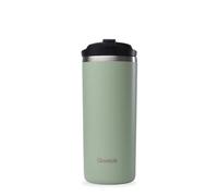 QWETCH -Travel Mug 470ml Verde Lima - Termo Café & Té en Acero Inoxidable - 6h Caliente & 12h Frío - Sin BPA, Hermética, Taza Térmica de Viaje Compacto