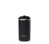 Qwetch Travel Mug Isotherme Inox - Vaso Negro 350 ml