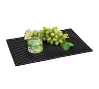 QWORK® 1 Piezas Alfombrilla de Goma para Bar, Tapete Barra de 45x30cm, Bar Mat, Duradera y Fácil de Limpiar para Café, Bar, Club, Cocina y Restaurantes