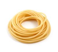 QWORK® 10m Tubos de caucho natural,Tubo de goma manguera para tirachinas, para el hogar, hospital, laboratorio, de 6mm OD 4mm ID