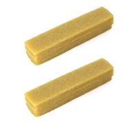 QWORK® 2 Piezas Bloque de Limpieza de Goma para Bandas de Lija, Tambor de Lijado, Patineta - 200 x 40 x 40 mm