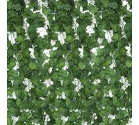 QWORK® 24 Piezas Enredaderas Artificiales, 50.4M Guirnalda de Hiedra Artificial, Hojas Artificiales, Hojas de Hiedra Artificial para Estética de Dormitorio para Jardín, Pared, Boda, Fiesta, Cocina