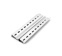 QWORK® 6 Piezas Riel Din, Riel De Montaje Din, Carril Din, 35 mm De Ancho, 7.5 mm De Alto, Largo 200 mm, Para Instalar Equipos Eléctricos Como Disyuntores
