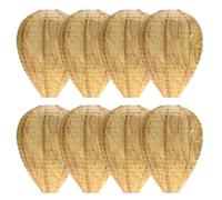 QWORK® 8 Piezas Nido Falso de Avispas, nidos de Avispas Colgantes, señuelos de Nido de Avispa, para el hogar y el jardín