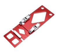 QWORK® 90° tope de ángulo para riel de guía, tope de aleación de aluminio fresado por CNC, compatible con Festool y Makita riel de guía