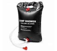 QWORK® Ducha portátil para Camping, Ducha Solar con indicador de Temperatura, Capacidad de 20L