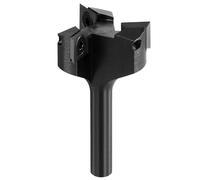 QWORK® Fresa de Planear Vástago de 8 mm, Fresa de Planear de 35 mm de Diámetro, Fresa para Enrutador, Fresa de Planear para Madera