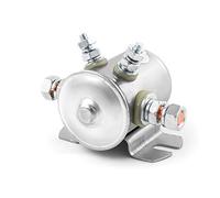 QWORK Relé de solenoide, interruptor de servicio continuo de 300A 12 V DC para carros de golf