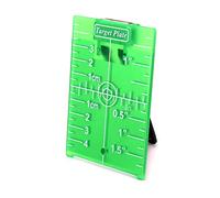 QWORK® Tarjeta Laser Verde, Placa Objetivo Laser con Soporte, Mejore la Visibilidad de Las Líneas de Láser Verde