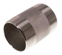 R 2 1/2'' Acero inoxidable doble espiga de tubo 20 Bar DIN 2982 - 100mm