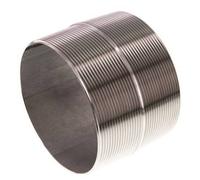 R 4'' Acero inoxidable doble boquilla de tubo 20 Bar DIN 2982 - 80mm