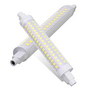 R7S LED 118mm, 10W R7S LED COB Bombilla Blanco frío 6000K 1000LM, equivalente a 100W J118 R7S Lámparas halógenas, AC 220-240V No regulable sin parpadeo,2 Piezas