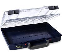 raaco CarryLite 55 4x8-0/DLU, azul, policarbonato (PC), polipropileno (PP), 337 mm, 278 mm, 58 mm, 806 g