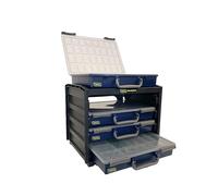 Raaco HandyBox 55x4, Caja de almacenamiento para taller con 4 cajas set