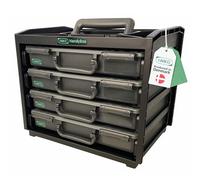 Raaco HandyBox, Capacidad de 25 kg, Caja Organizadora Resistente - set