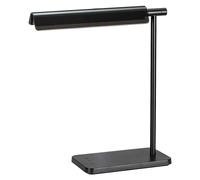Rabalux 2934, lámpara de mesa Horus, 7W, 530 lúmenes, negra, diseño moderno, regulable, 32,5 cm