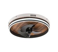 Rabalux 71016, lámpara de techo Faustine, 30W, 1000 lúmenes, blanco y , redonda, regulable, diámetro 470 mm